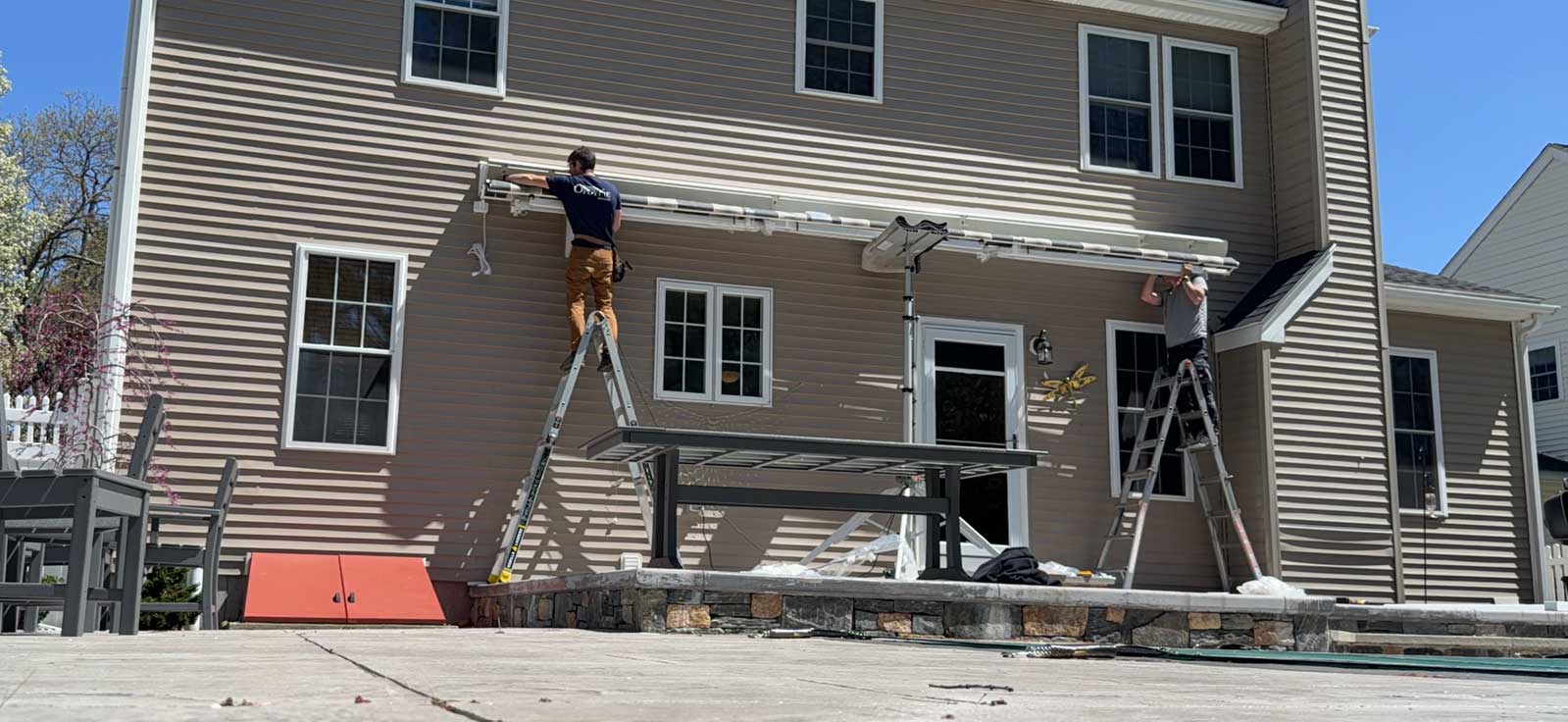 Professional installation team